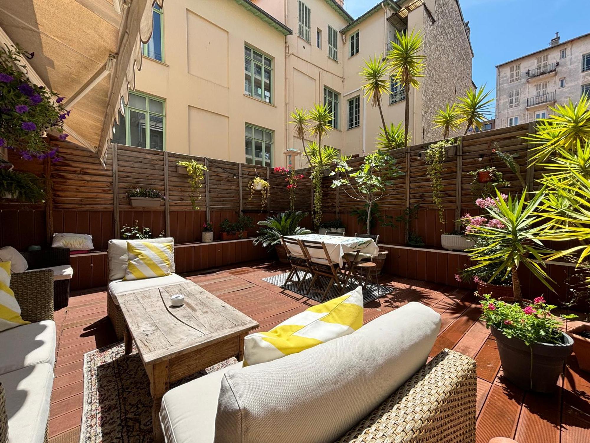 Appartement Large Magnificent Terrace à Nice Extérieur photo
